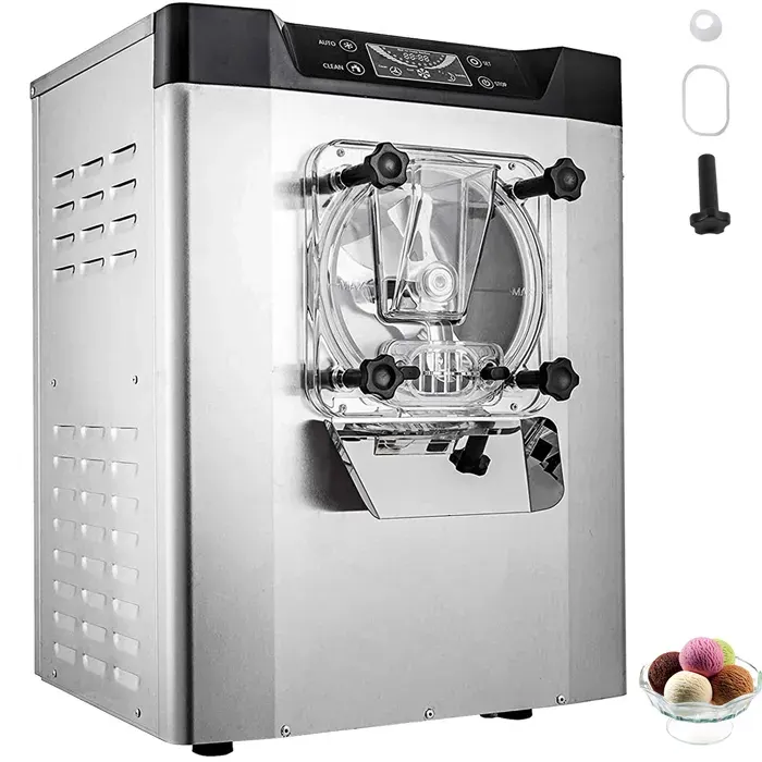 Machine à Crème Glacée - DUOKU - YKF-618 - Acier Inoxydable - 1400 W - 16-20 L/H