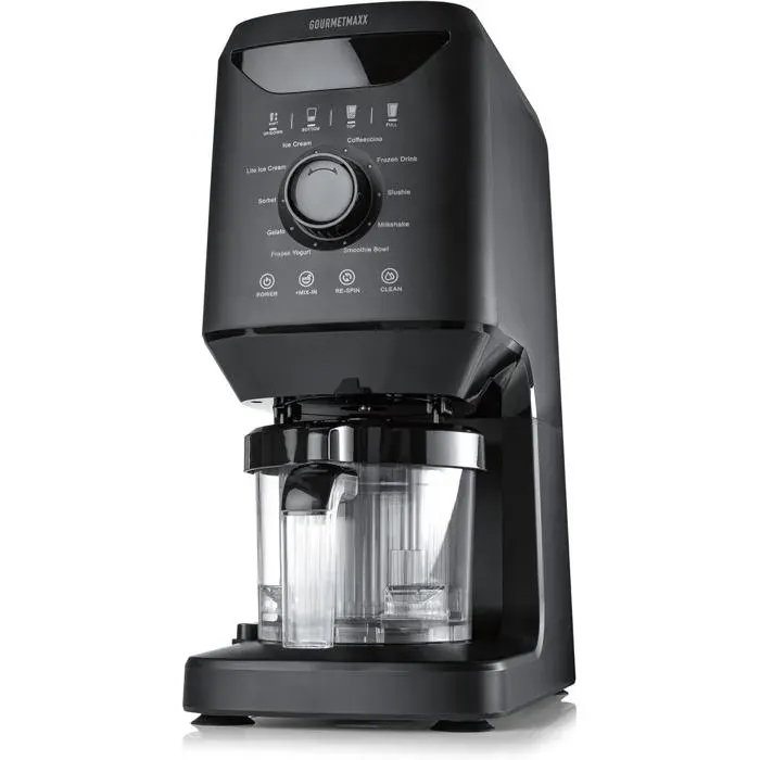 Machine à crème glacée Smoothup 800W 10 programmes granité glace mixage écran LED 2 verres inclus