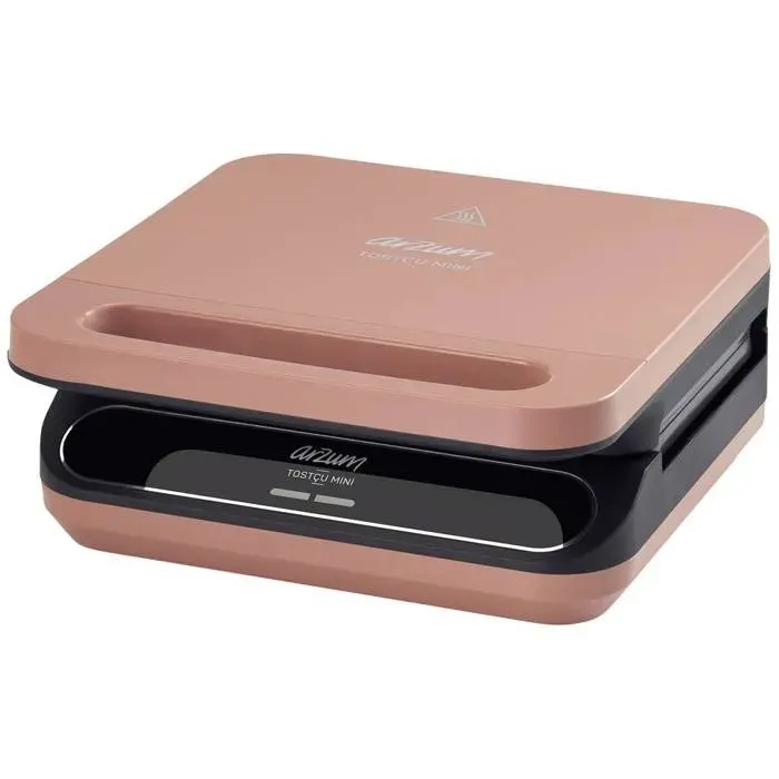 Machine à croque-monsieur - ARZUM - AR2052-AG - Rouge clair - 800 Watt - Anti-adhésif