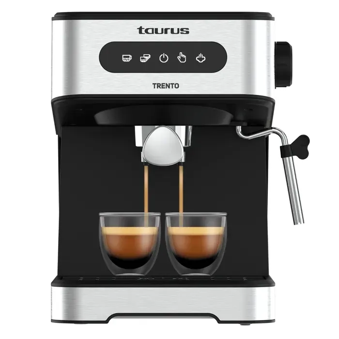 Machine à espresso - TAURUS - Trento - 20 bars - Panneau tactile - Réservoir 15 L