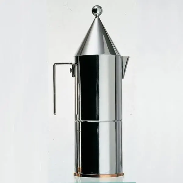 Machine à Expresso - Alessi - La Conica - 6 Tasses - Gris - Espresso — coloris Grise