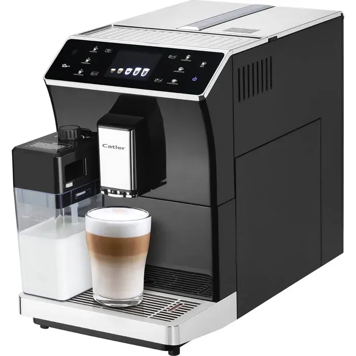 Machine à expresso automatique CATLER EA 950 - Café en grains - Broyeur inox réglable - Auto-cappuccino - Inox