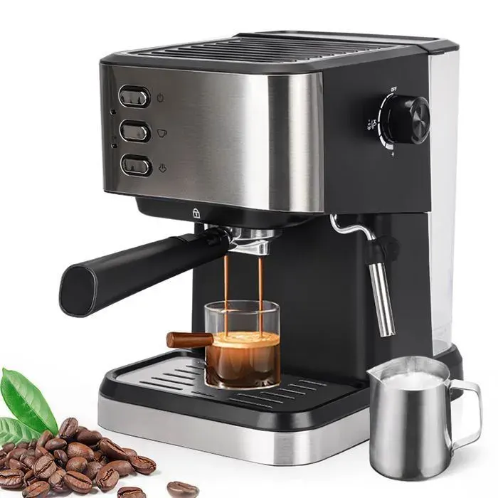 Machine à Expresso café- CM3030-semi-automatique italien-pression 20 bars-Extraction à 92 °C-1.5l Réservoir deau-noir