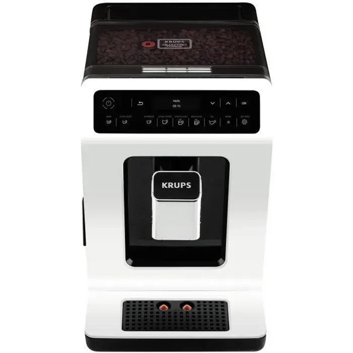 Machine à expresso KRUPS Evidence EA8911 - Broyeur intégré - 1450 W - Blanc — coloris Blanche