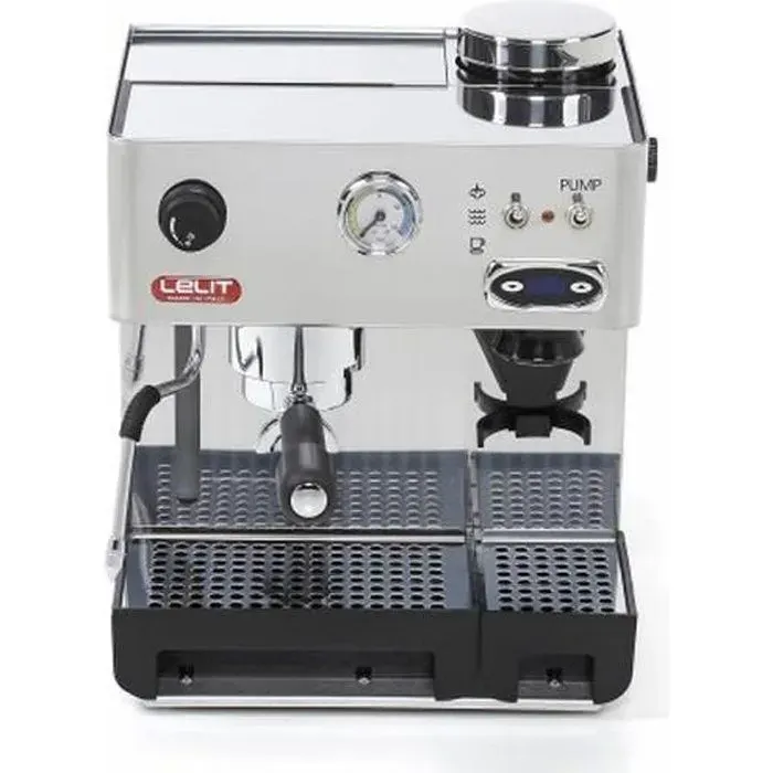 Machine à expresso Lelit PL042TEMD - Broyeur intégré - 27 L - 1200 W - Acier inoxydable