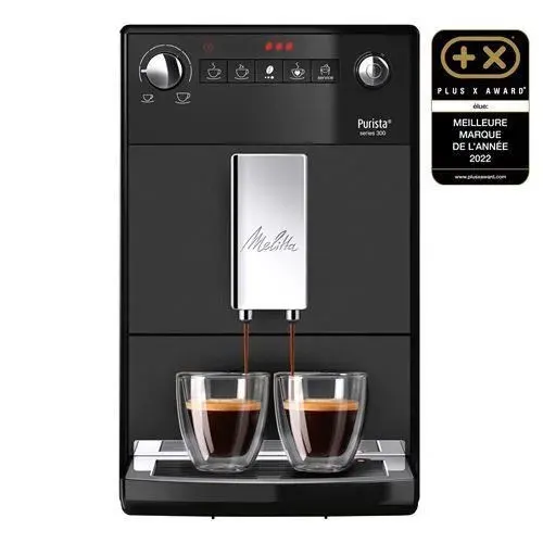 Machine à expresso - Melitta - Purista F230-104 - 1450 W - Réservoir 12 l - Moulin silencieux