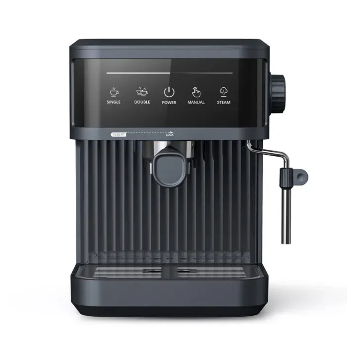 Machine à expresso multifonctionnelle - Pression 20 bars - Avec mousseur à lait - Réservoir deau 18 li COMBINE CAFETIERE-EXPRESSO