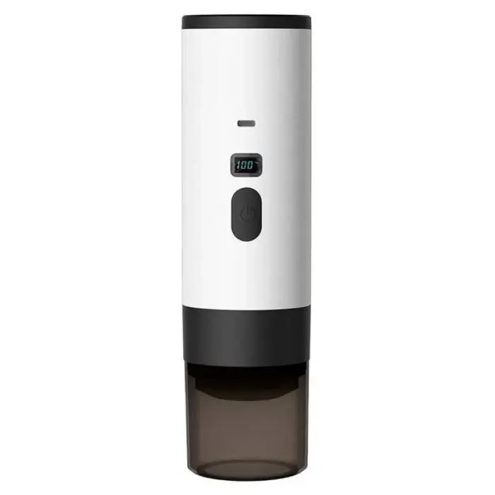 Machine à expresso portable 23 5x6 5cm Extraction haute pression en profondeur chauffage sans fil affichage Multicolore