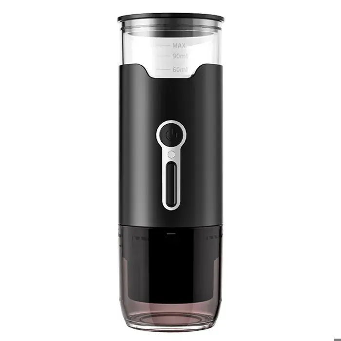 Machine à expresso portable - OKUMGGYJ - Mini cafetière - Auto-chauffante - 15 bars - Chargeur de voiture
