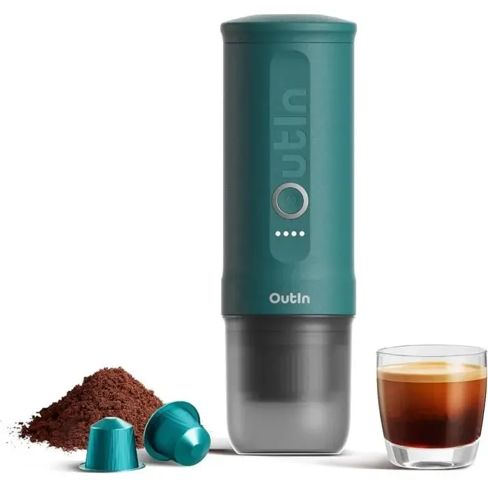 Machine à expresso portable - OutIn - Nano - 20 bars - 50ml - USB-C