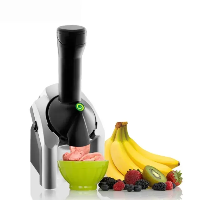 Machine à glace 200W machine à glace aux fruits congelés facile et rapide à faire soi-même Yaourtière électrique aux fruits
