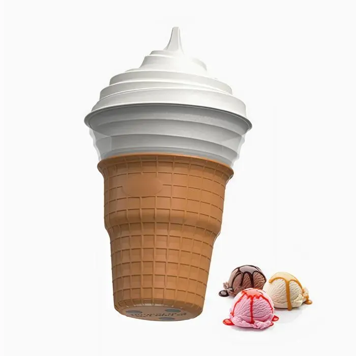 Machine à glace 450ml 27x15x15cm Mini sorbetière entièrement automatique à faire soi-même sorbetière aux fruits mini yaourtière