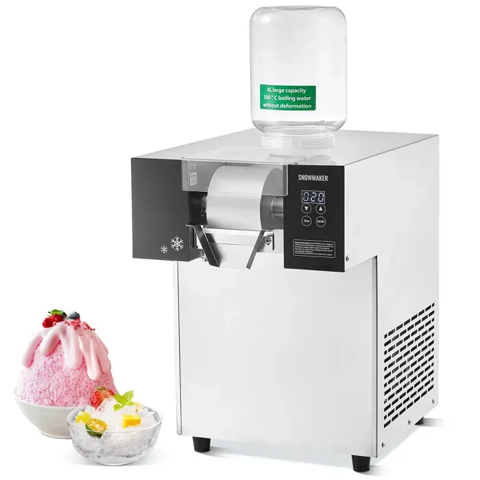 Machine à Glace Commerciale - DUOKU - QLX100F2-1 - 397 lb/24 h - Acier Inoxydable - Refroidissement par Air