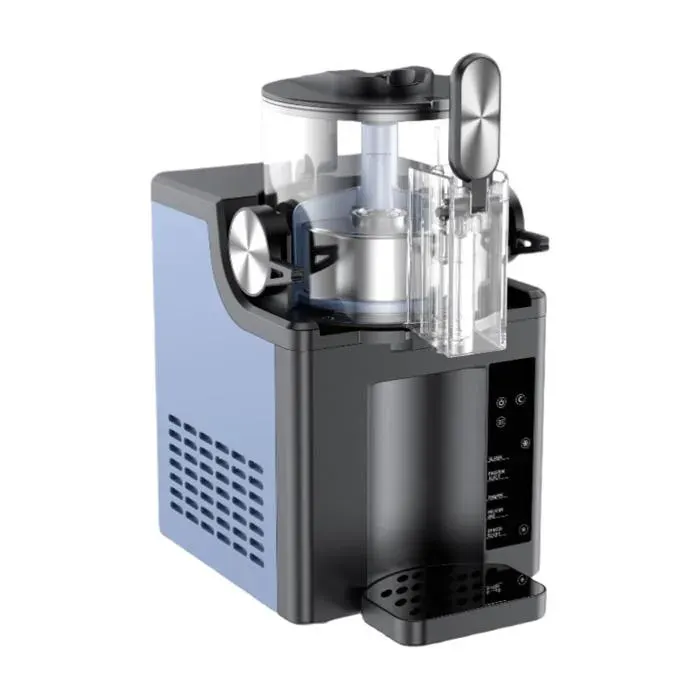 Machine à glace pilée 1.5L slushie granité milkshake sans glace 6 modes nettoyage facile écran tactile automatique