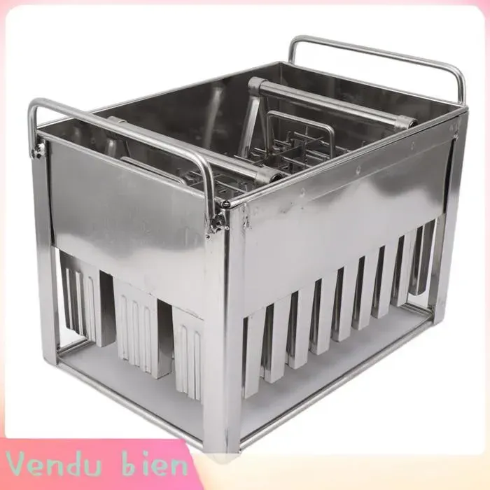 Machine à glace Pop en acier inoxydable 30 pièces pour Desserts à la crème faits maison avec conception Durable et facile à