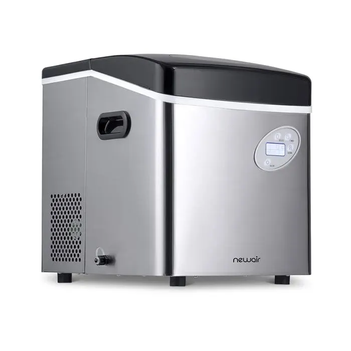 Machine à Glace Portable - NewAir - 50 lbs/jour - 3 Tailles de Glace - Auto-nettoyage - Design Compact