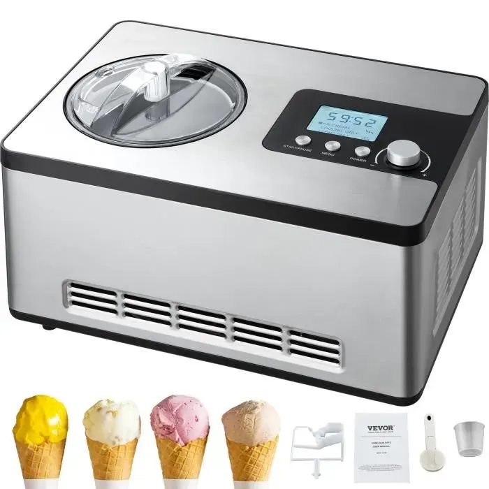 Machine à glace - VEVOR - ICE2032-GS - 20 L - 180 W - 112 kg
