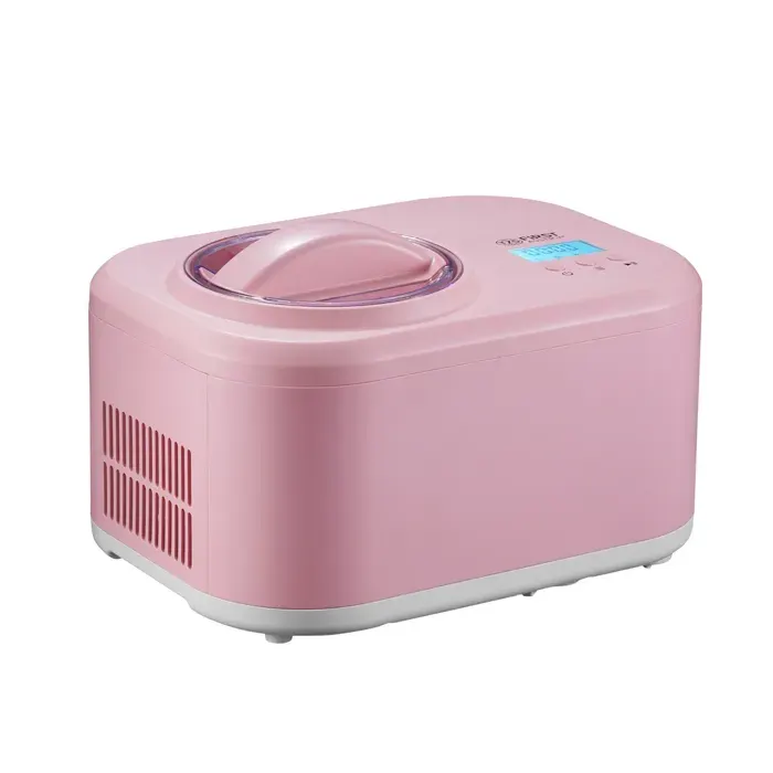Machine à glace & yaourtière 1 L Yaourt glacé sorbet crème glacée Livret de recettes gobelet doseur & spatule inclus