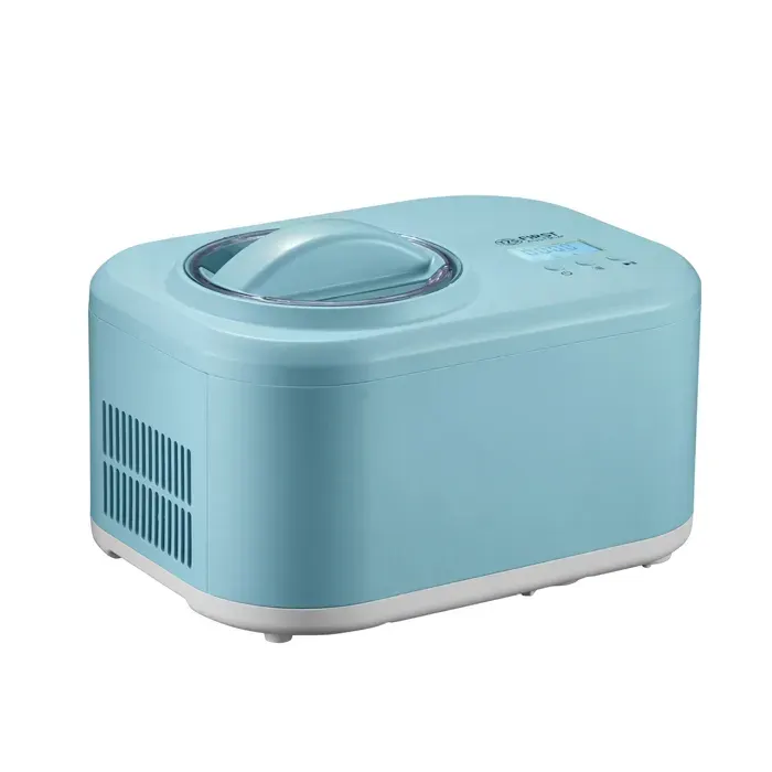 Machine à glace & yaourtière 1 L Yaourt glacé sorbet crème glacée Livret de recettes gobelet doseur & spatule inclus