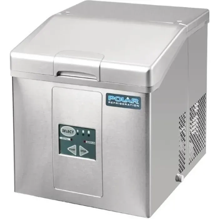 Machine à Glaçon de Comptoir - Polar - 17 kg - Bac 2kg - 3.9L - Gris