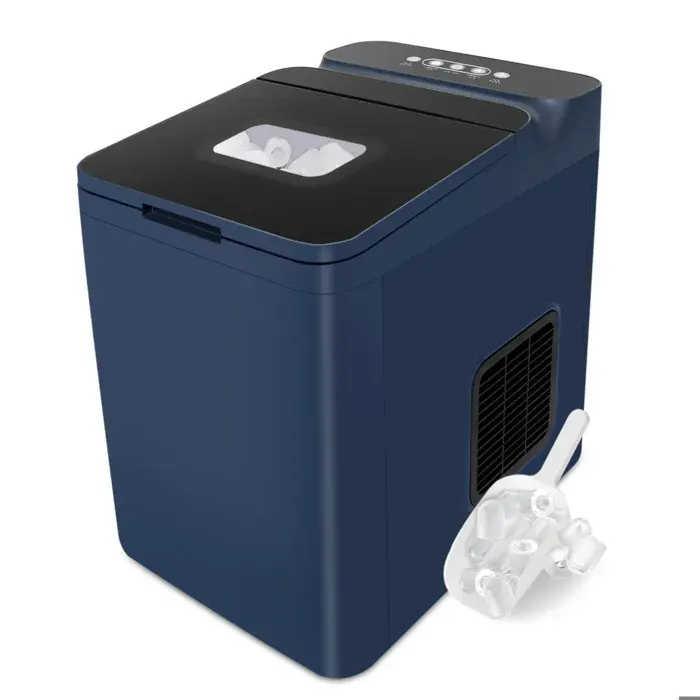 Machine à glaçons 1.5L MAGICFOX 9 Glaçons en 6 à 13 minutes 12 kg/24 h avec Écran Tactile à LED Pelle à Glaçons (bleu)