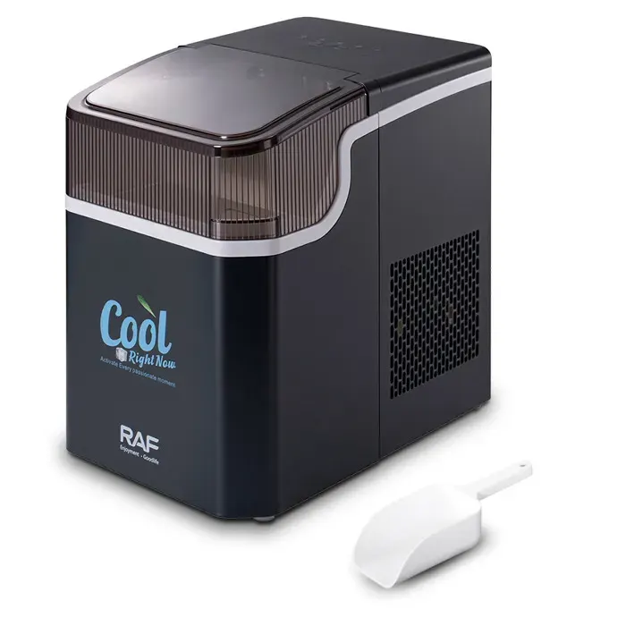 Machine à Glaçons Automatique RAF R0310 85W 500g Autonomie Remplissage Auto Glace Cubes Bureau Maison