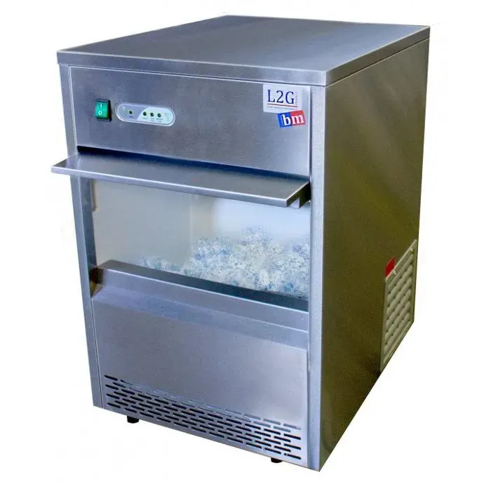 Machine à glaçons creux PRO 26 kg par jour réserve de 6 Kg 220 W 220V - MONO