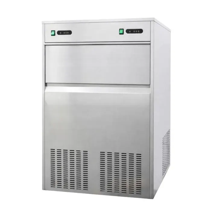 Machine à glaçons creux professionnelle - 120 kg/24h - Réserve 55 kg - R290 - Commande digitale
