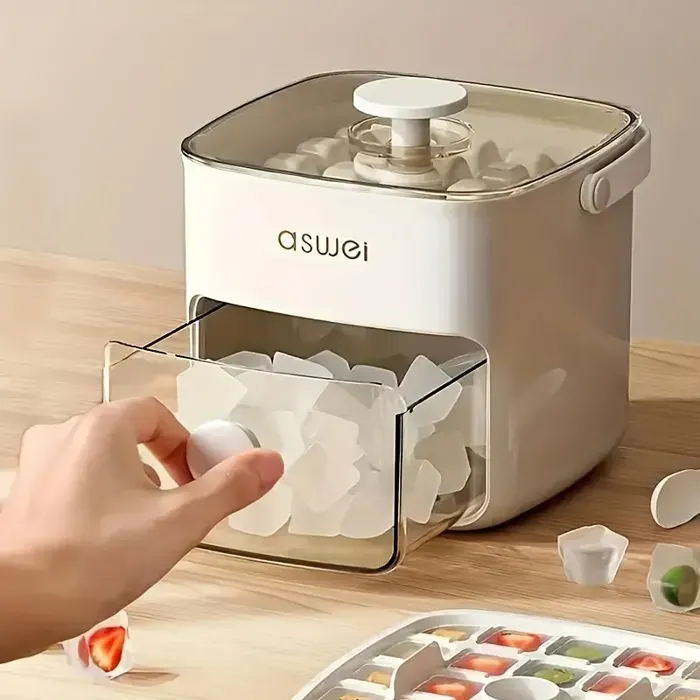 Machine à glaçons de 48 tailles super facile à glisser – un outil de cuisine indispensable pour les bars domestiques à doubl[BB89]