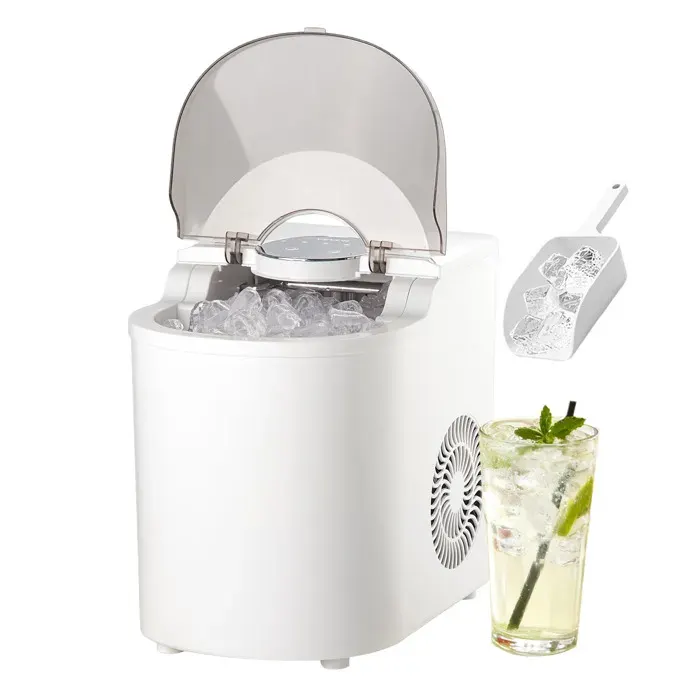 Machine à glaçons de comptoir portable - VEVOR - BS-004 - 118 kg/24h - Réservoir 830 mL - 6–12 min/glaçon