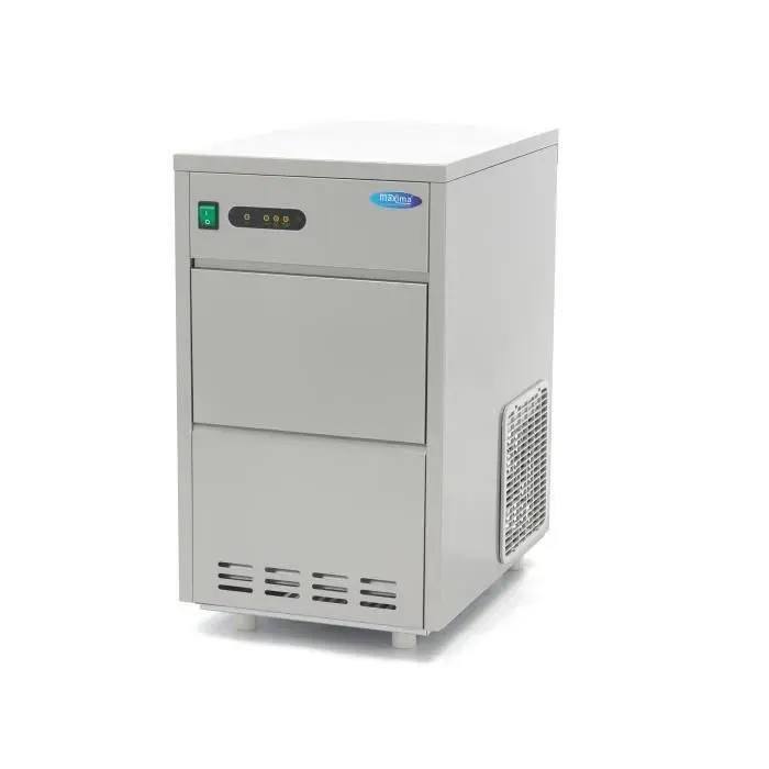 Machine à Glaçons - MAXIMA.COM - 24KG/24H - Couleur Gris - Capacité de stockage 5KG