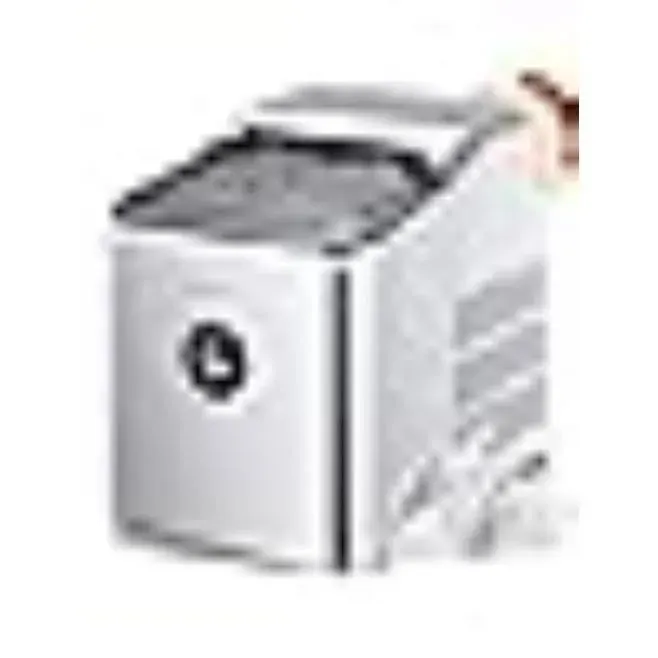 Machine à glaçons - NORTHCLAN - Modèle Compact - 12kg en 24h - 9 glaçons en 5-8 min - Blanc