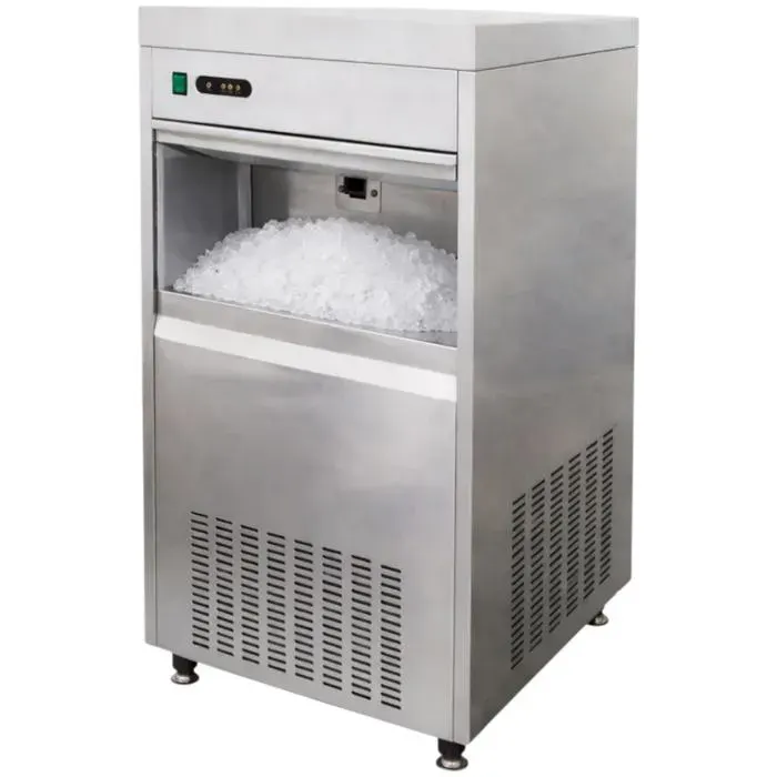 Machine à glaçons pilés - PESAGE MB - 150 kg/24h - Réserve 32 kg - Commande digitale - Gaz R290
