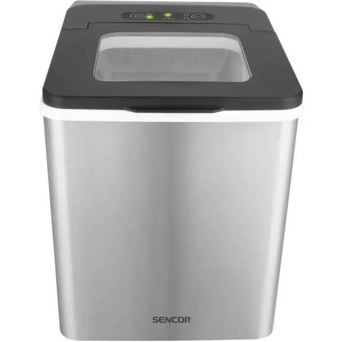 Machine à glaçons - SENCOR - SIM 3400SS - 150 W - 18 L - Cuve 500 g - Cycle 7/15 min - Inox