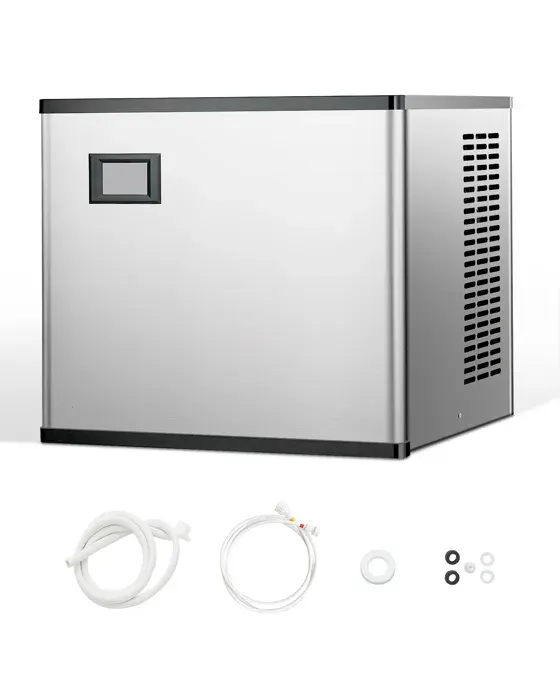 Machine à glaçons - VEVOR - SKF-300BLS - 136 kg/24 h - Auto-nettoyage - Bac 132 pièces