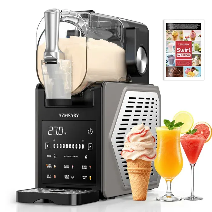 Machine à granités - AZMSARY - 6 en 1 - 2.5L - 6 programmes - Auto-nettoyage