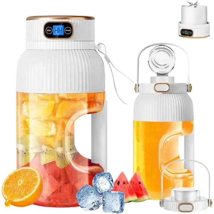 Machine À Jus De Fruits Machine À Crème Glacée Avec Récipient Mélangeur De 12 Litre Mélangeur À Batterie Intégré Avec 10 Lames