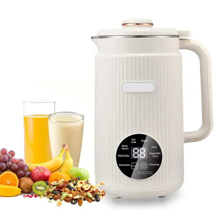 Machine à lait de soja électrique 800 W – Bouilloire + Extracteur de jus + Appareil à purée pour bébé
