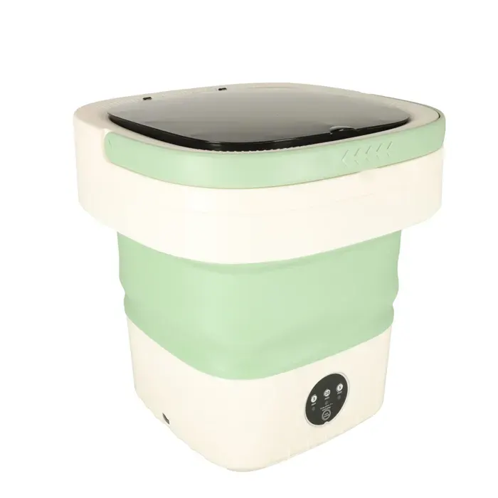 Machine à laver automatique de voyage mini pliable portable 12L vert