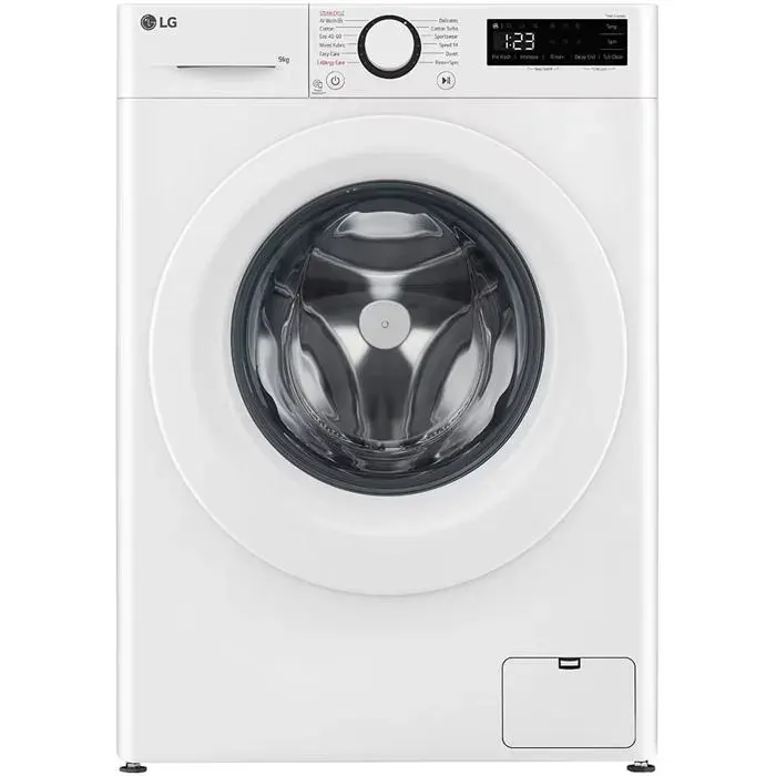 Machine à laver blanche - LG - AI DD™ - AI Wash - 1200 tr/min - Lavage rapide 14 min - Silent System - Smart Diagnosis
