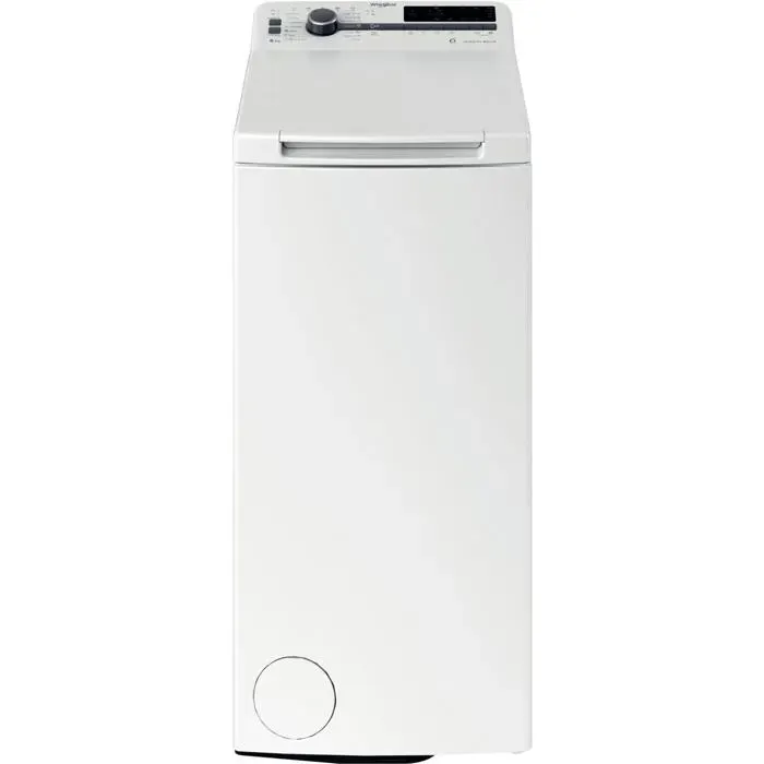 Machine à laver blanche - Whirlpool - TDLRB 6261BS EU/N - 1200 tr/min - Silent System+ - Départ différé - Lavage rapide