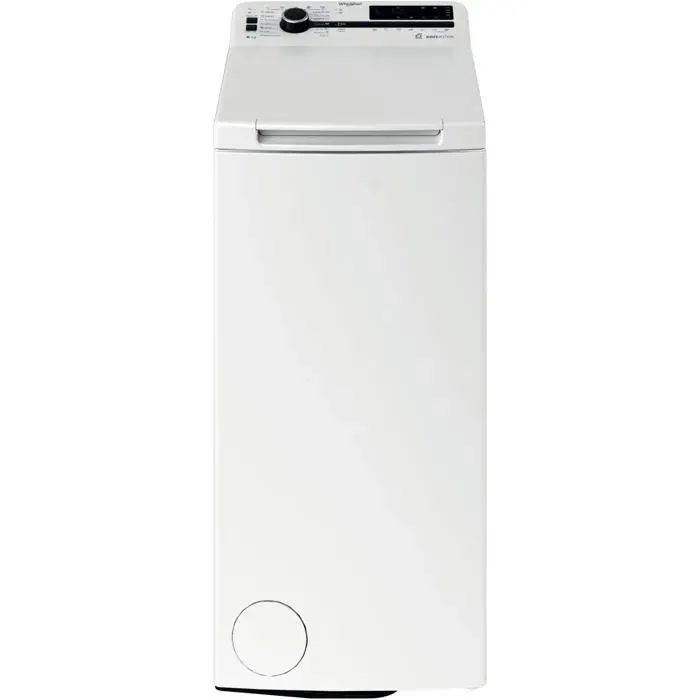 machine à laver blanche - Whirlpool - TDLRBX 6252BS EU - Vitesse dessorage 1200 tr/min - Silent System - Départ différé