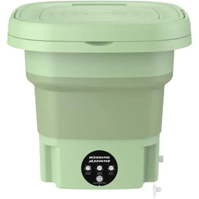 Machine À Laver Pliable Portable Avec Essoreuse Automatique Mini Sous-Vêtements Chaussette Dortoir Machine À Laver 8L Eu