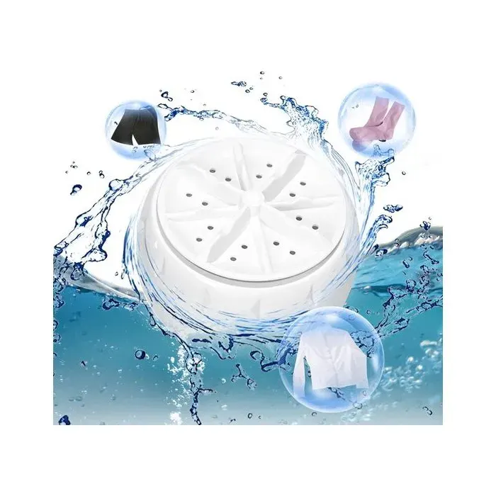 Machine à laver portable mini automatique avec fonction de nettoyage par turbine lave-vaisselle USB multifonctionnel