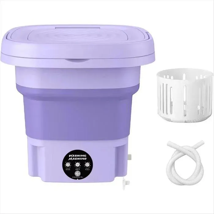 Machine à laver portable mini laveuse à nettoyage en profondeur lavage semi automatique machine à laver pliable prise UE