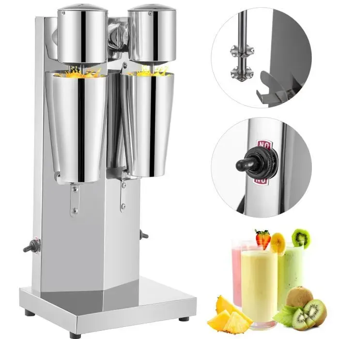 Machine à milkshake électrique - VEVOR - Mélangeur Commercial Machine à Mousse De Lait