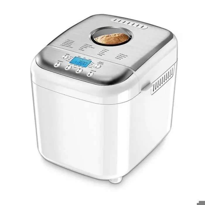 Machine à pain domestique Capacité 1 L Caractéristiques 19 programmes fonction démarrage différé Convient Blanc
