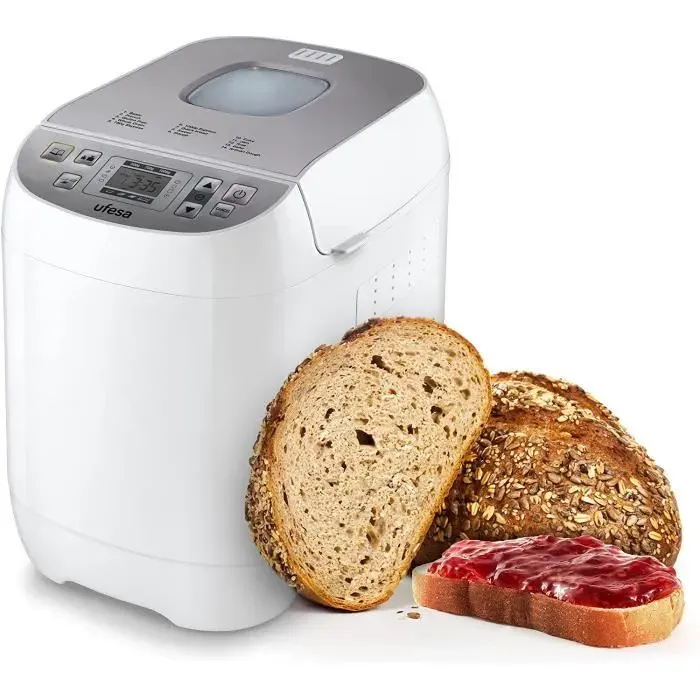 Machine à Pain - Ufesa - MYBAKERY - 14 Programmes Numériques - 3 Niveaux de Brunissement - Jusquà 1 kg