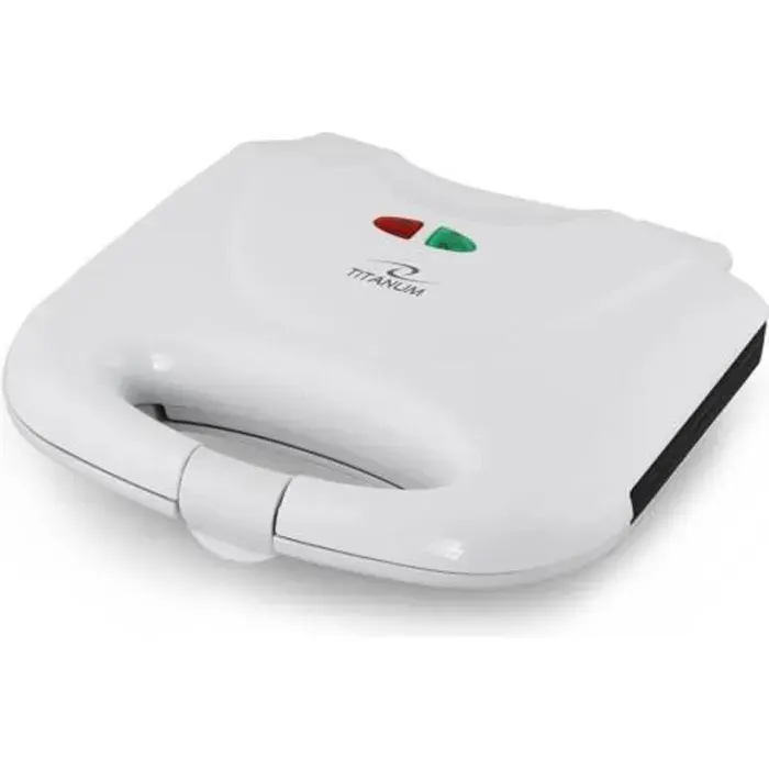 Machine à panini - Panini - TKT004W - 700 W - Blanc - Revêtement antiadhésif
