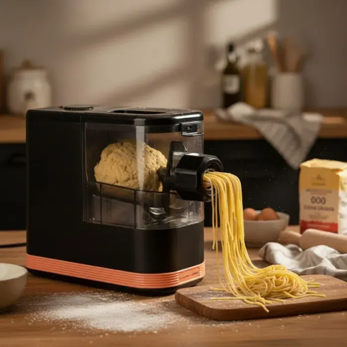 Machine à pâtes fraîches électrique 150W 7 formes de pâtes Livré avec 7 disques et 1 bol doseur